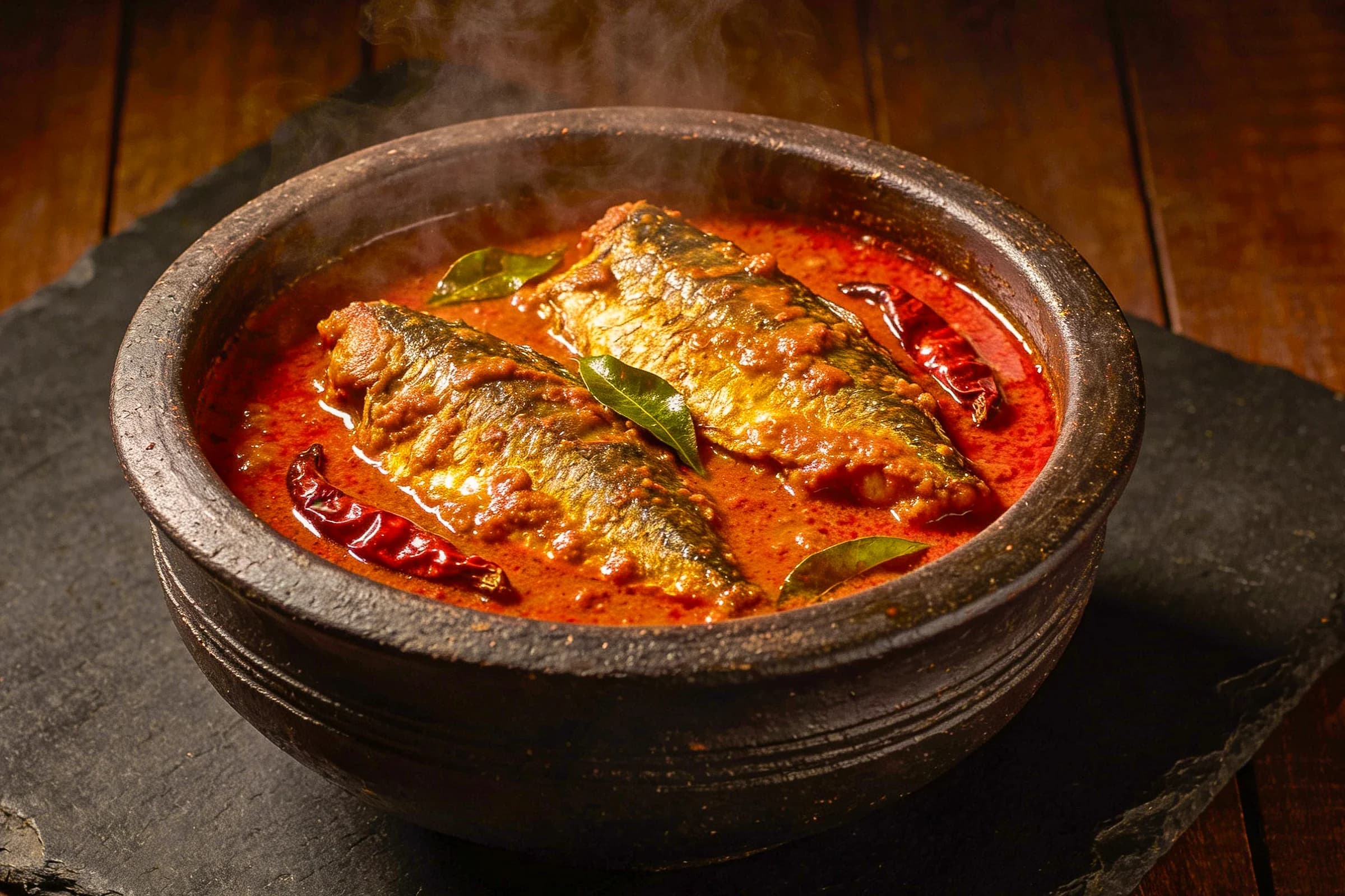 Kerala Fish Curry (Varutharacha Meen)