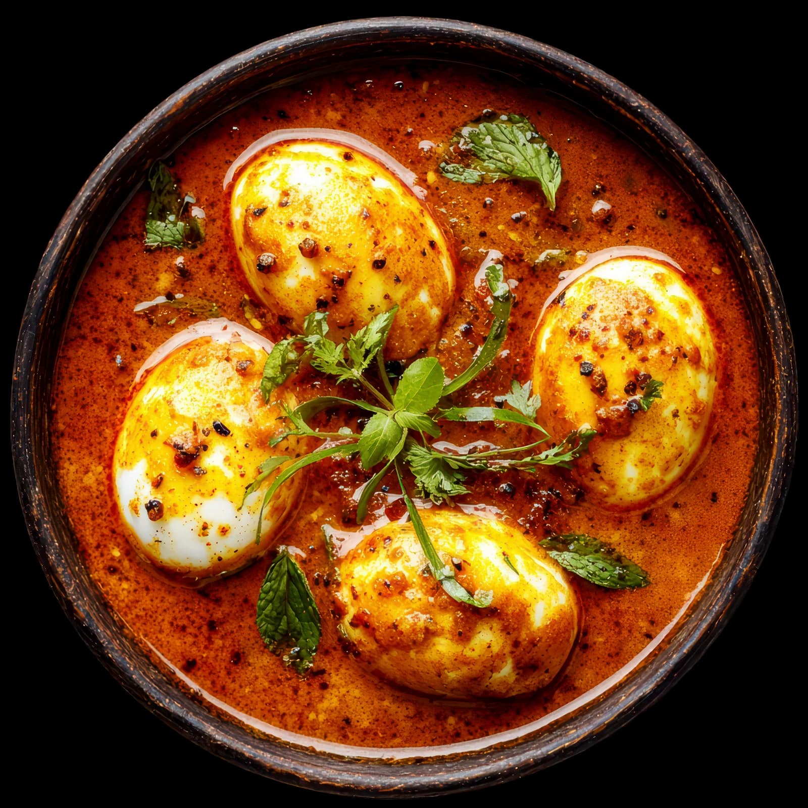 Kerala Egg Roast — prepared dish